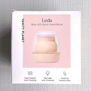 Vanity planet LEDA Blue - Acne Fighting LED Sonic Facial Brush